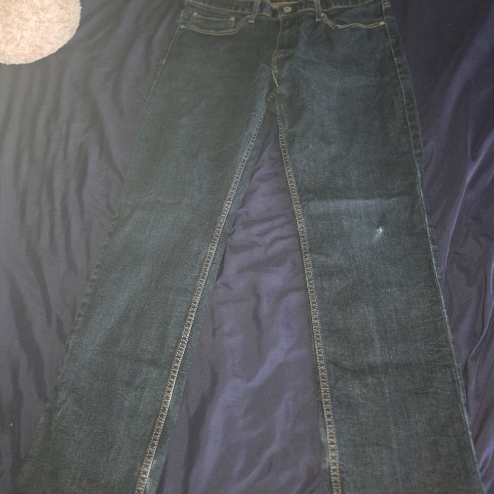 Levi's Men's Straight Jeans in Dark Blue